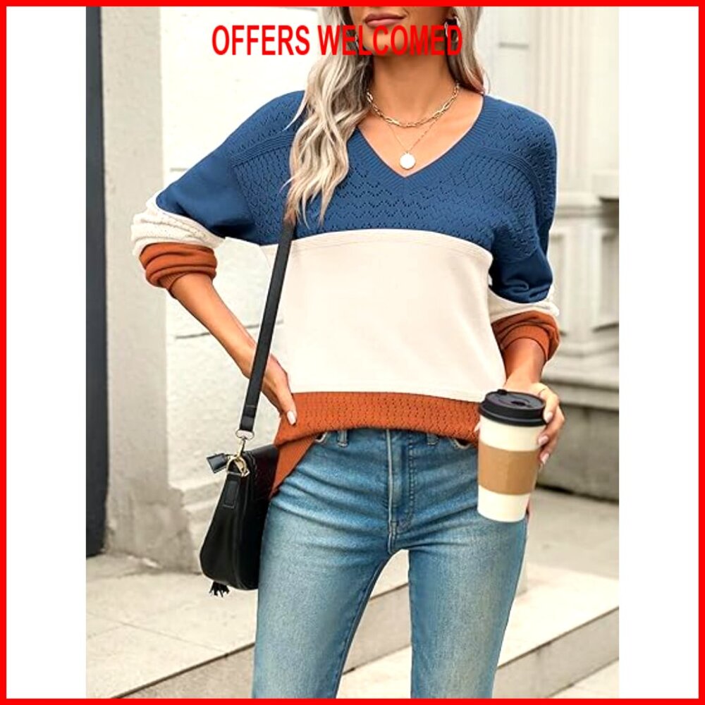 Viscose Polyester Polyamide Crochet Pullover Swea… - image 3